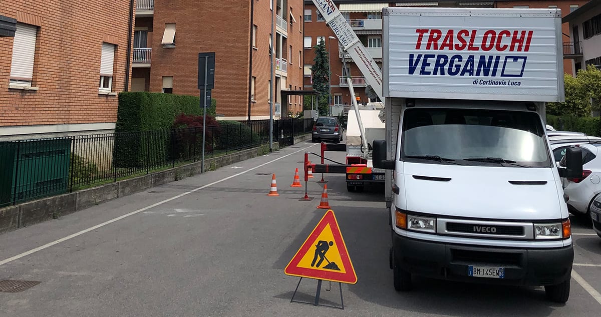 Trasloco su spazio pubblico
